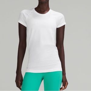 Lululemon swiftly tech short sleeve shirt 2.0 white size 6